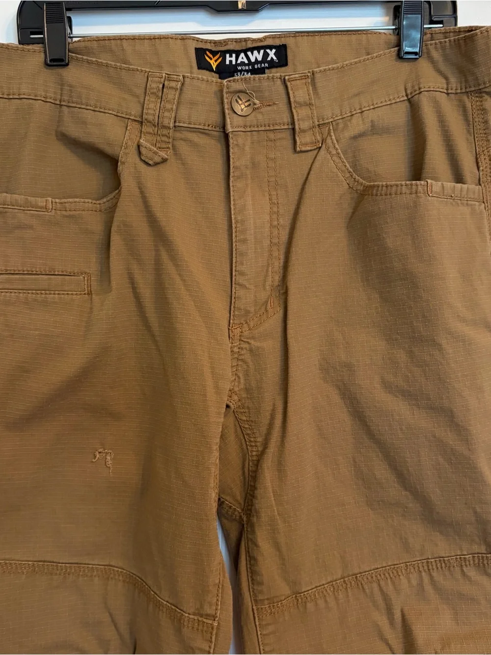 HAWX Men's Utility Work Pants in Brown